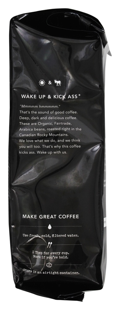 Orgânica Fairtrade Chão De Café Chutar Ass Ass Escuro - 10 oz. Kicking Horse Coffee - Imagem 3