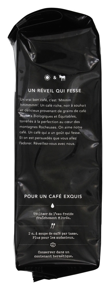Orgânica Fairtrade Chão De Café Chutar Ass Ass Escuro - 10 oz. Kicking Horse Coffee - Imagem 4