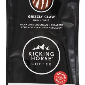 Comprar orgânica fairtrade café moído grizzly garra dark roast - 10 oz. Kicking horse coffee preço no brasil chá preto chás e café suplemento importado loja 97 online promoção -
