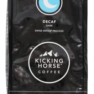 Assado escuro orgânico do café Decaf do feijão inteiro de Fairtrade - 10 oz. Kicking Horse Coffee