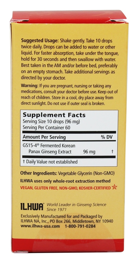 Elixir de Ginseng Fermentado por Enzima - 1 fl. oz. ILHWA - Imagem 2