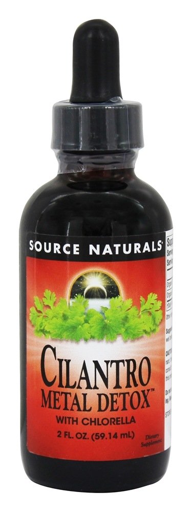 Coentro Metal Detox com Chlorella - 2 fl. oz. Source Naturals
