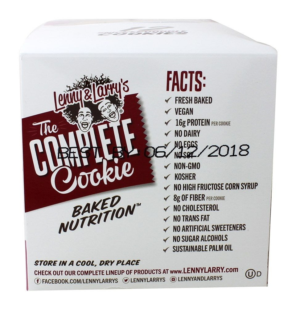 A caixa de biscoito completa Snickerdoodle - 12 Cookies Lenny & Larry's - Imagem 3
