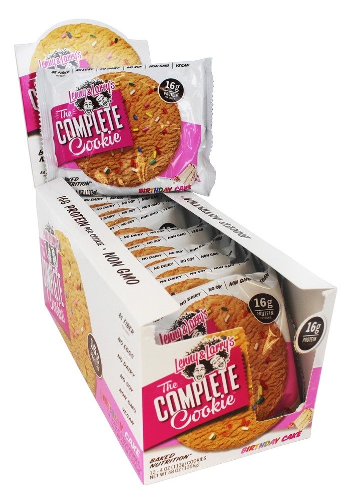 O bolo de aniversário de caixa de biscoito completo - 12 Cookies Lenny & Larry's