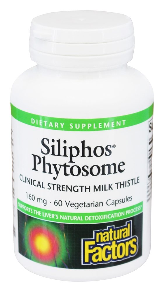 Siliphos Phytosome Cardo Leite de Força Clínica 160 mg. - Cápsulas vegetarianas 60 Natural Factors