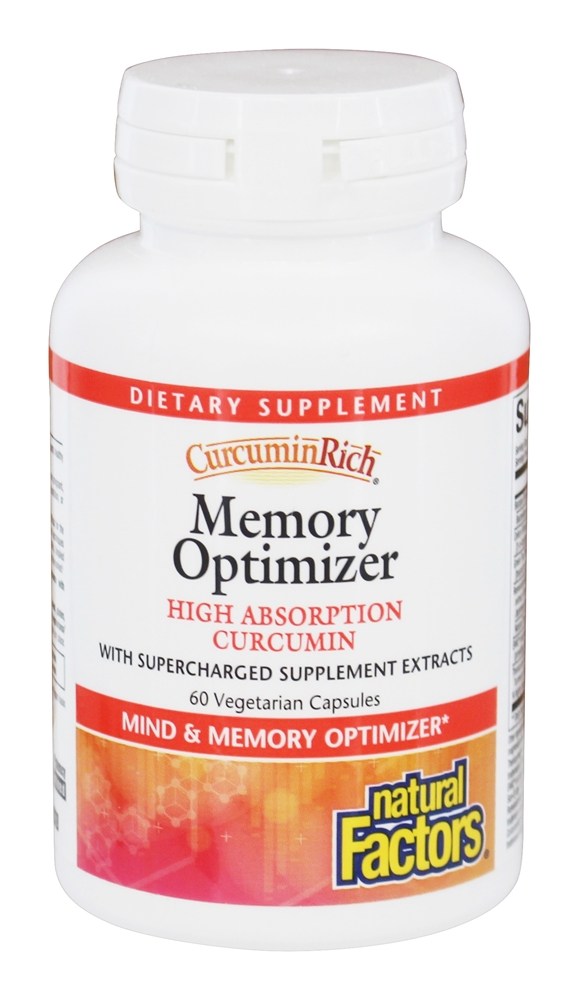 CurcuminRich Memory Optimizer - Cápsulas vegetarianas 60 Natural Factors - Imagem 5