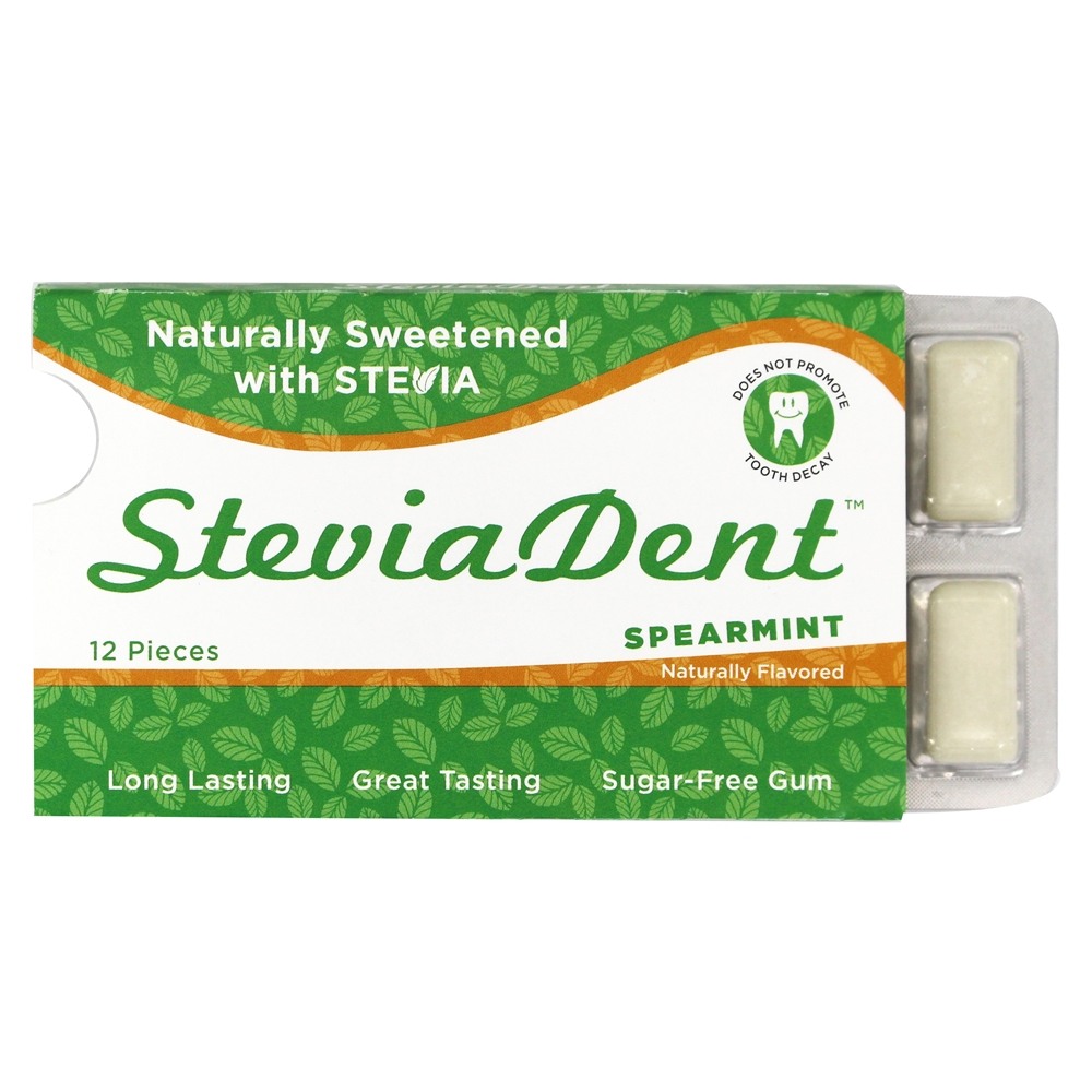 SteviaDent Goma de mascar Spearmint - 12 Peça (s) Stevita