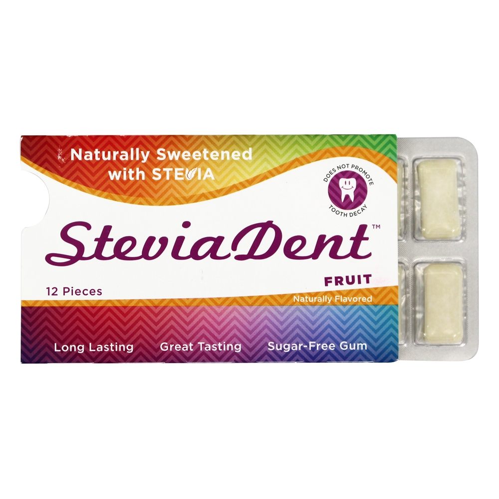 Steviadent Mastigar Goma Fruto - 12 Peça (s) Stevita