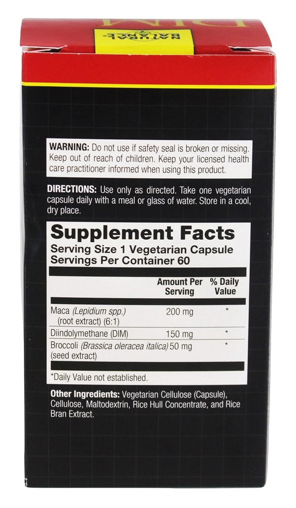 DIM for Men - Cápsulas vegetarianas 60 Natural Balance - Imagem 2