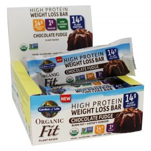 Comprar fudge de chocolate orgânico de alta proteína - 12 barras garden of life preço no brasil barras de proteína de base vegetal barras nutricionais suplemento importado loja 283 online promoção -