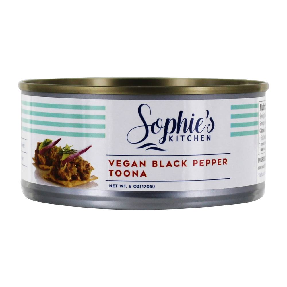 Vegano Toona Pimenta Preta - 6 oz. Sophie's Kitchen