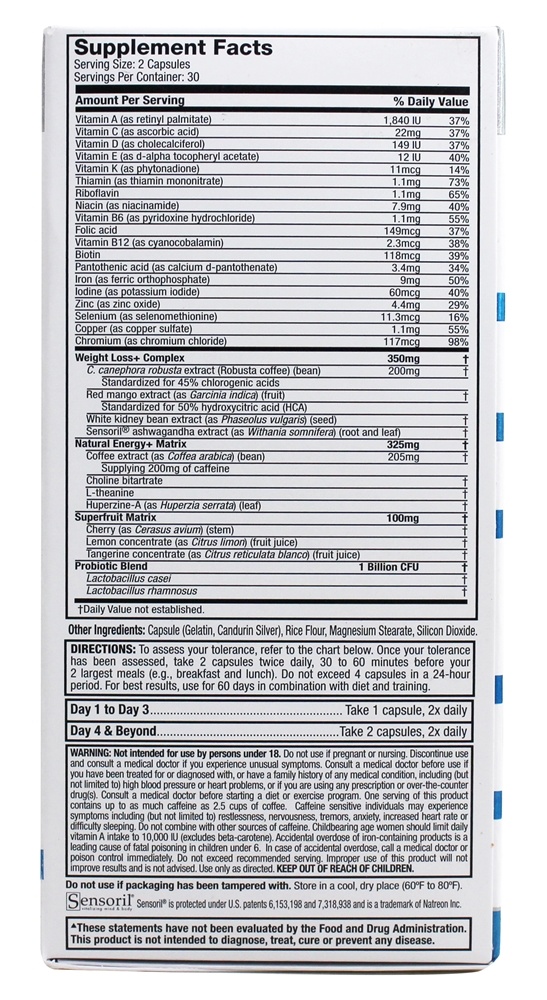 Platina Hydroxycut - Cápsulas 60 Muscletech Products - Imagem 2