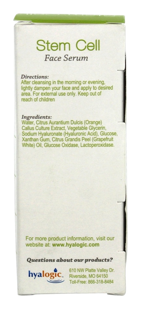 Soro de Face de Célula-Tronco - 0.47 fl. oz. Hyalogic - Imagem 2