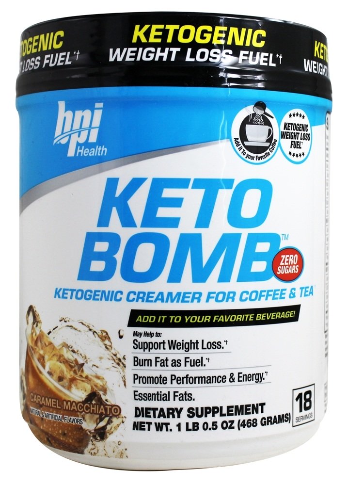 Ceto Bomba Cetogênica Peso Perda Combustível Caramelo Macchiato - 1 lb. BPI Sports