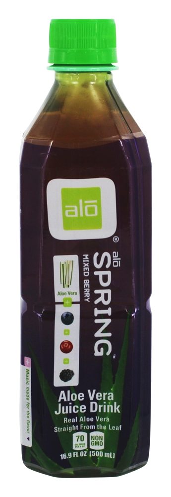 Suco de Aloe Vera Bebida Mola Baga Mista - 16.9 fl. oz. ALO