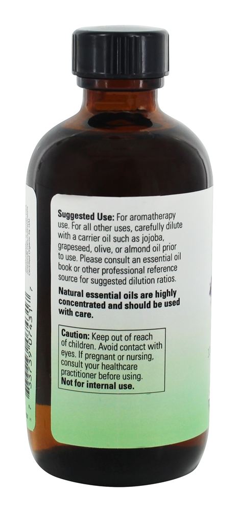 100% Pure & Orgânico Essencial óleo Lavanda - 4 fl. oz. NOW Foods - Imagem 3