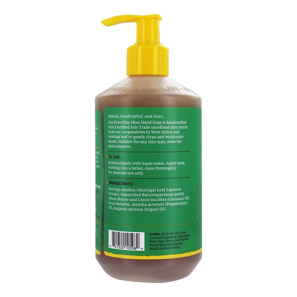 Everyday Shea Sabonete para mãos Hortelã-pimenta Tingle Scent - 12 fl. oz. Alaffia - Imagem 2