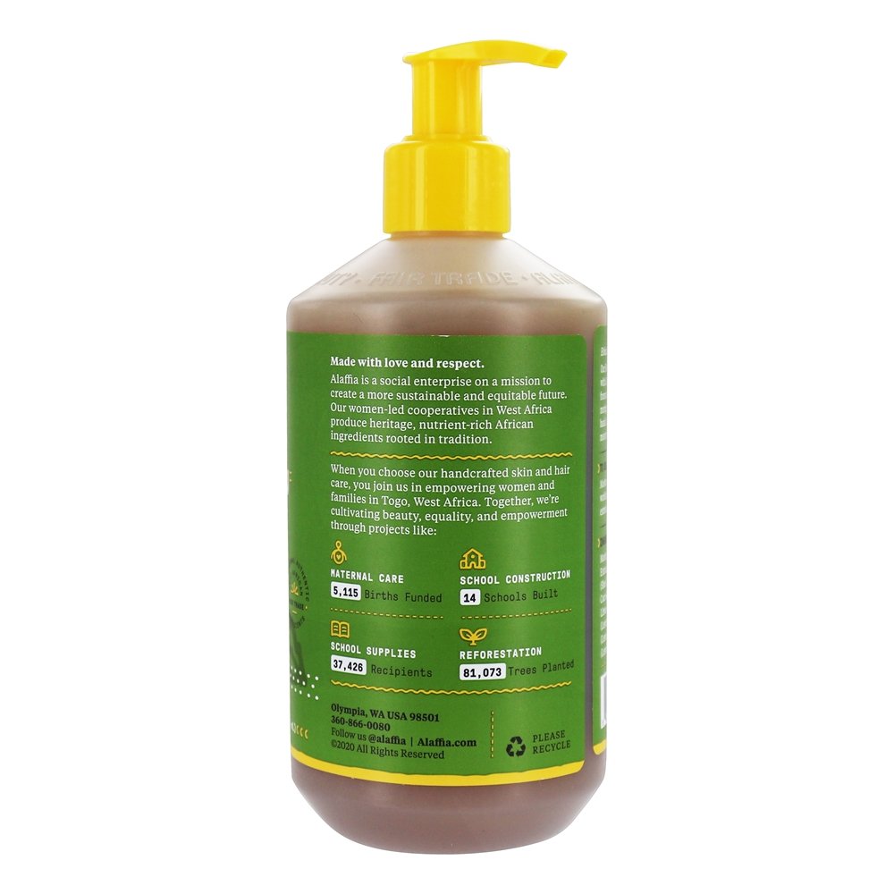 Everyday Shea Soap Mão Lemon Verbena Perfume - 12 fl. oz. Alaffia - Imagem 3