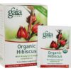 Comprar chá de hibisco orgânico - 16 saquinhos de chá gaia herbs preço no brasil chás e café chás verdes suplemento importado loja 11 online promoção -