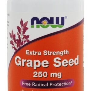 Força Extra da Semente de Uva 250 mg. - Cápsulas vegetarianas 90 NOW Foods