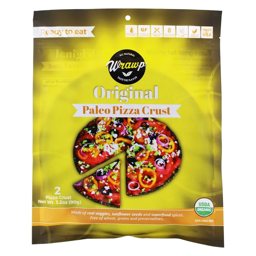 Original da crosta da pizza de Paleo - 2 Planilha (s) Wrawp