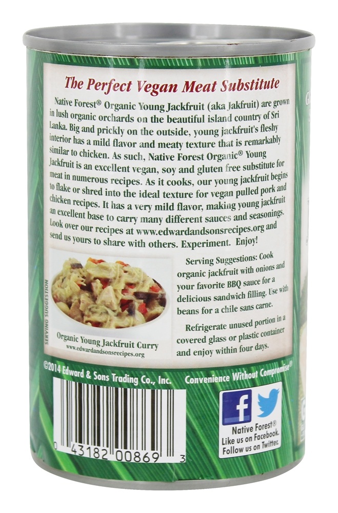 Jaca Orgânica - 14 oz. Native Forest - Imagem 3