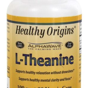 L-Teanina 100 mg. - 90 Cápsula (s) vegetal (s) Healthy Origins