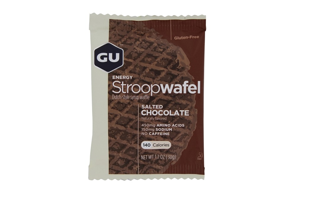 Caixa de Stroopwafel de energia Chocolate Salgado - 16 Waffles GU Energy - Imagem 5