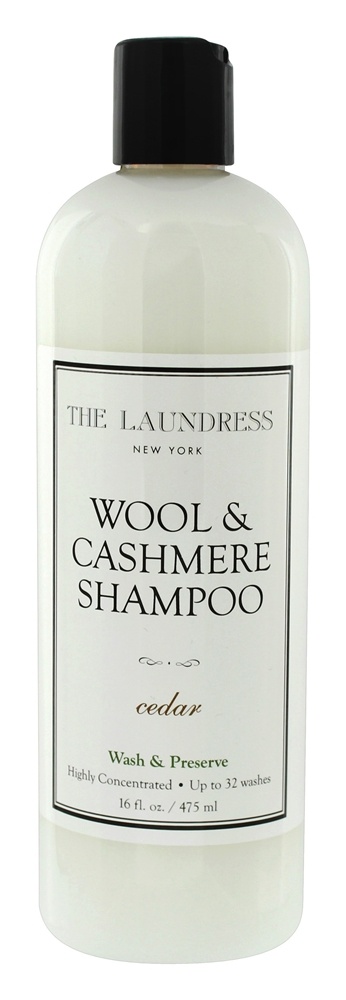 Shampoo de lã e caxemira 32 Lavagens de cedro - 16 fl. oz. The Laundress