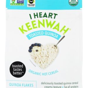 Comprar flocos de quinoa de cereais quentes torrados orgânicos - 9 oz. I heart keenwah preço no brasil food & beverages quinoa rice & grains suplementos em oferta suplemento importado loja 5 online promoção -