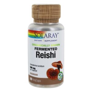 Comprar organicamente crescido fermentado reishi cogumelo 500 mg. - 60 cápsula (s) vegetal (s) solaray preço no brasil reishi suplementos nutricionais suplemento importado loja 55 online promoção -
