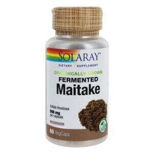 Comprar cogumelo maitake fermentado orgânico 500 mg. - 60 cápsula (s) vegetal (s) solaray preço no brasil maitake suplementos nutricionais suplemento importado loja 57 online promoção -