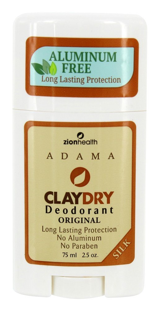 Original desodorante seco de argila de Adama - 2.5 oz. Zion Health
