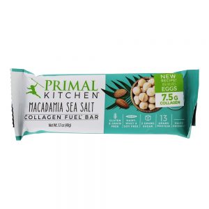 Comprar barra de combustível de colágeno macadâmia mar salgado - 1. 7 oz. Primal kitchen preço no brasil barras energéticas barras nutricionais suplemento importado loja 113 online promoção -