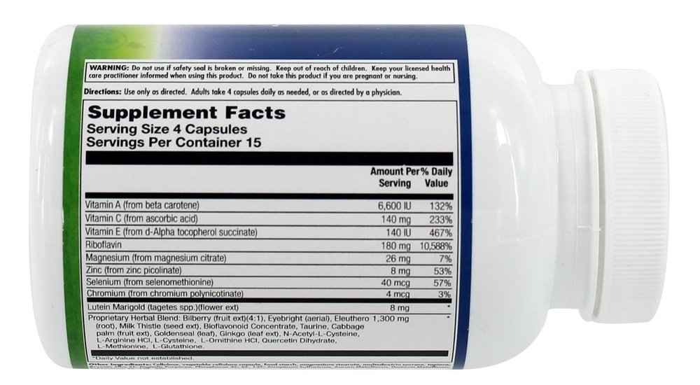 Ocu-Care + Eye Formula - 60 Cápsula (s) vegetal (s) Vaxa - Imagem 2