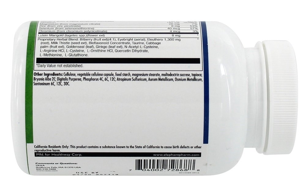 Ocu-Care + Eye Formula - 60 Cápsula (s) vegetal (s) Vaxa - Imagem 3
