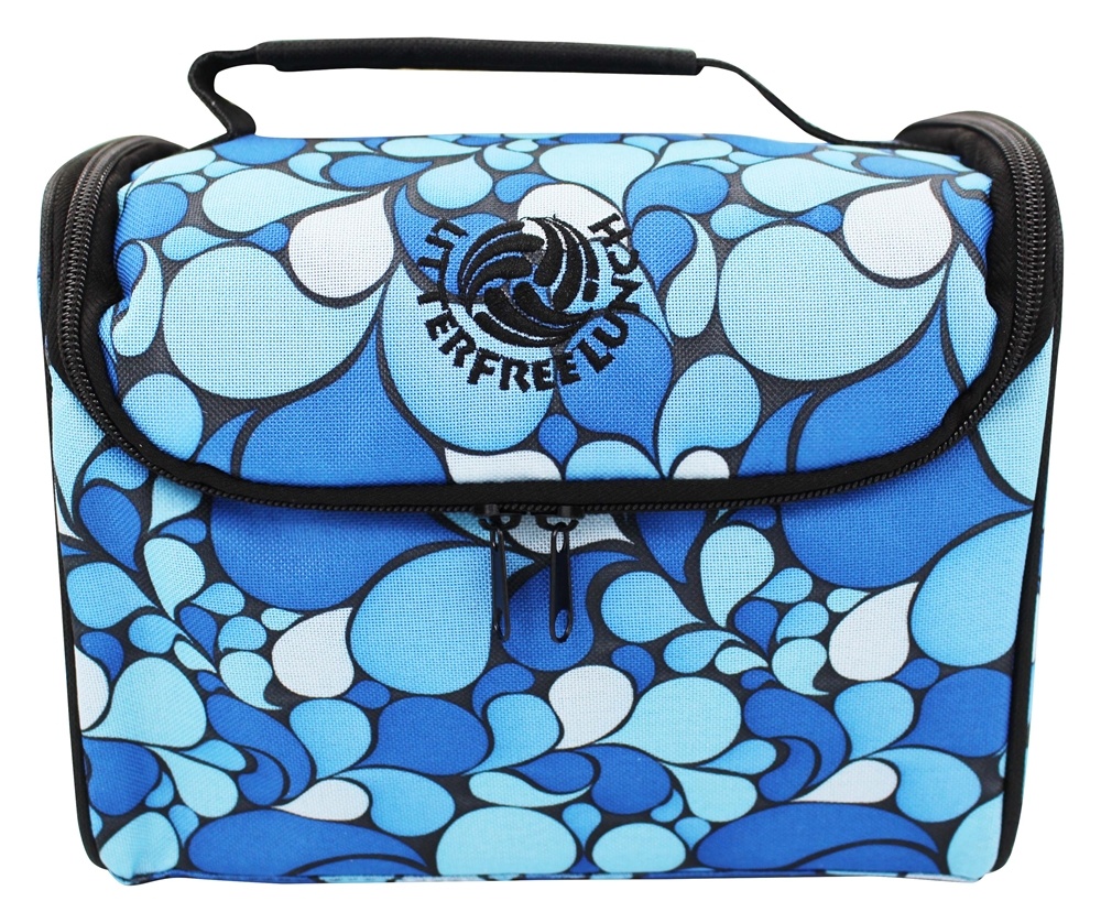 Lancheira sem lixo com recipientes para alimentos sem BPA Azul New Wave Enviro Products - Imagem 2