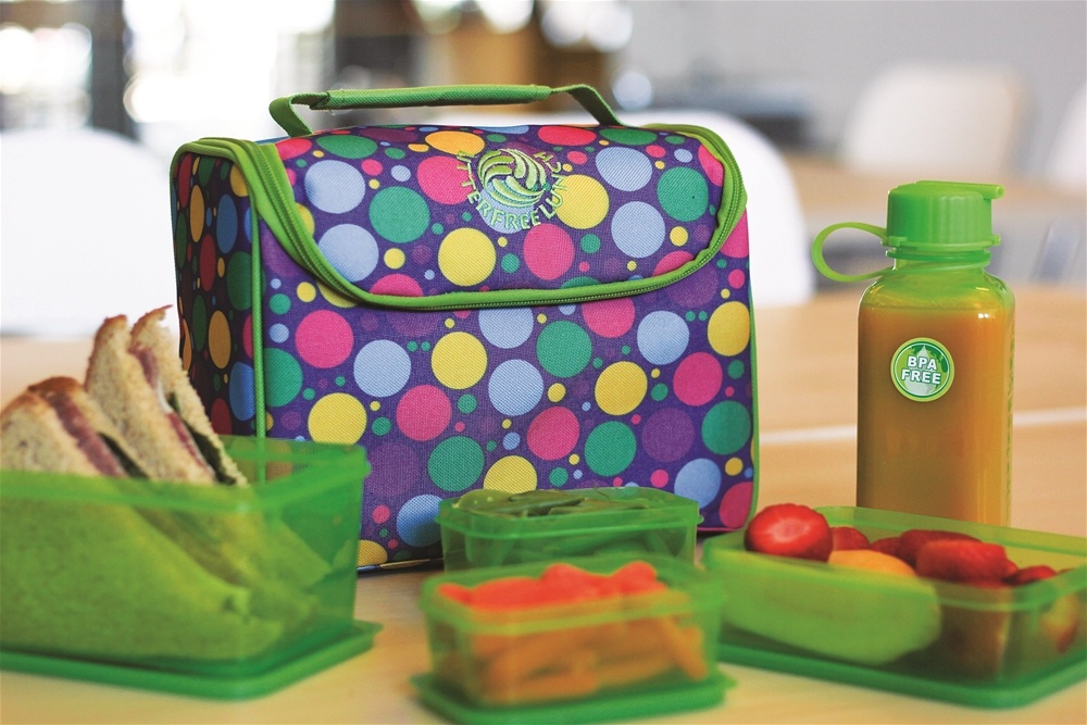 Lancheira sem lixo com recipientes para alimentos sem BPA Rosa New Wave Enviro Products - Imagem 5