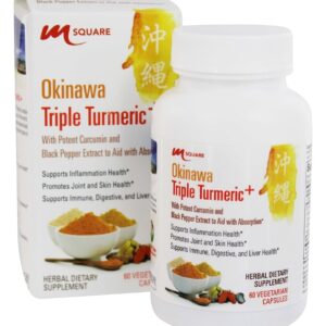 Okinawa Triplo Curcuma Mais - Cápsulas vegetarianas 60 MSquare