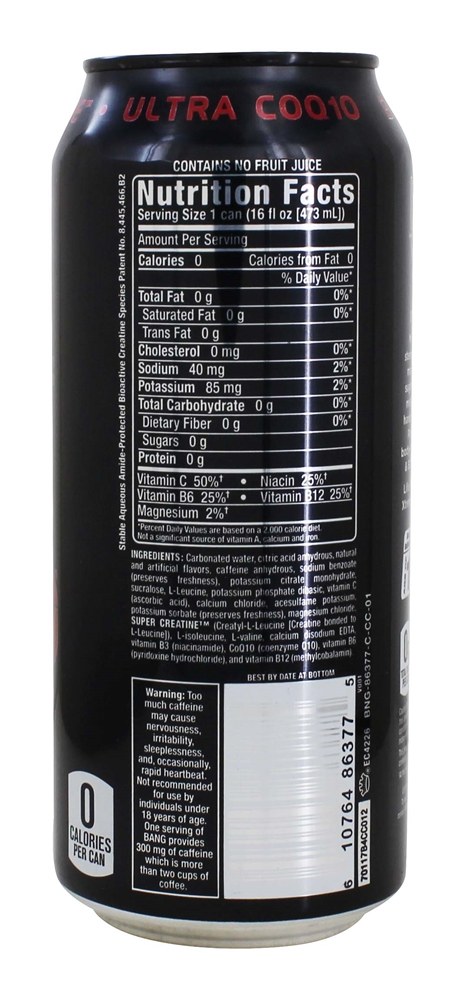 Estrondo RT Preto Cereja Baunilha - 16 fl. oz. VPX - Imagem 2