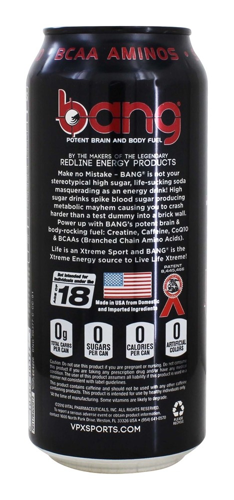 Estrondo RT Preto Cereja Baunilha - 16 fl. oz. VPX - Imagem 3