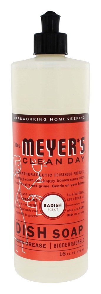 Dia limpo líquido prato sabão rabanete - 16 fl. oz. Mrs. Meyer's