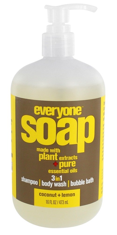 Todo o mundo 3 em 1 Sabão Coco + Limão - 16 fl. oz. EO Products