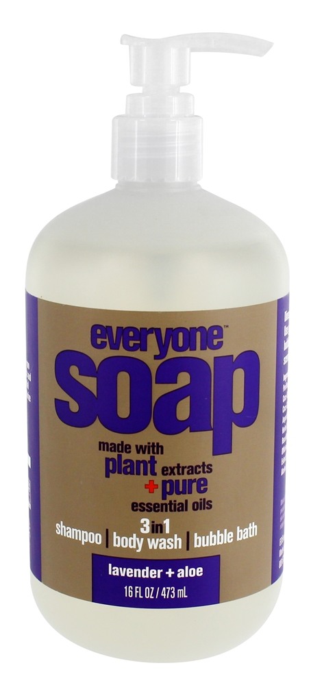 Todos 3 em 1 Sabonete de Lavanda + Aloe - 16 fl. oz. EO Products