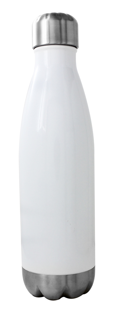 Branco de garrafa de água de aço inoxidável de vácuo isolado - 17 oz. LuckyVitamin Gear - Imagem 3