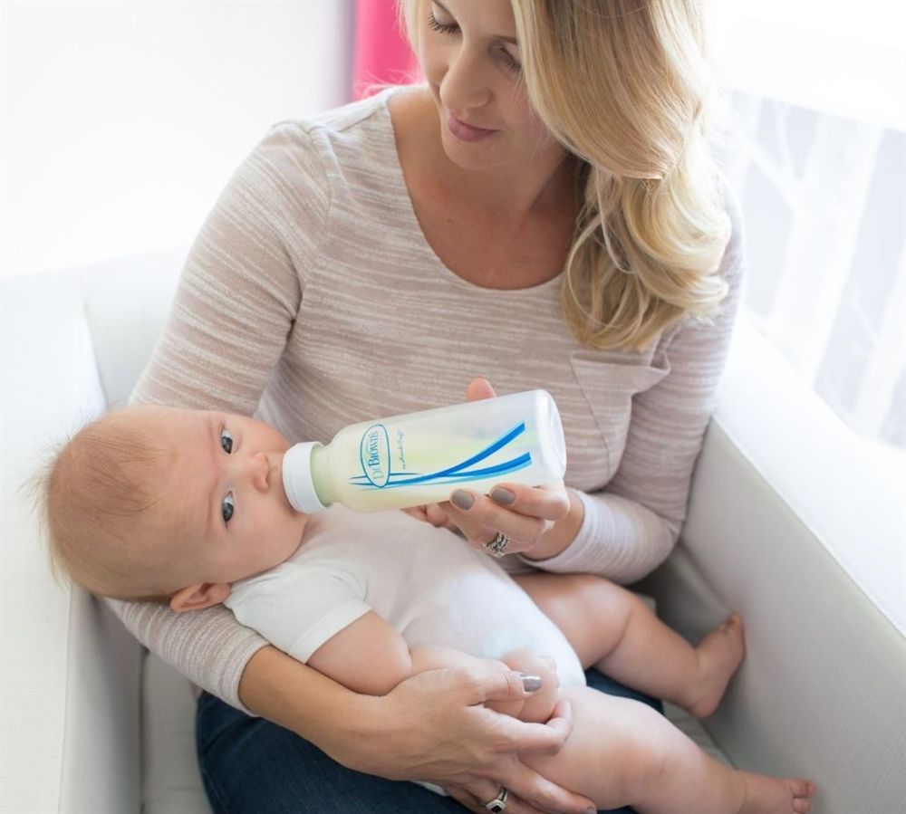 Frascos de opções de fluxo natural 0 Meses + 3 Pacote - 8 oz. Dr. Brown's - Imagem 5