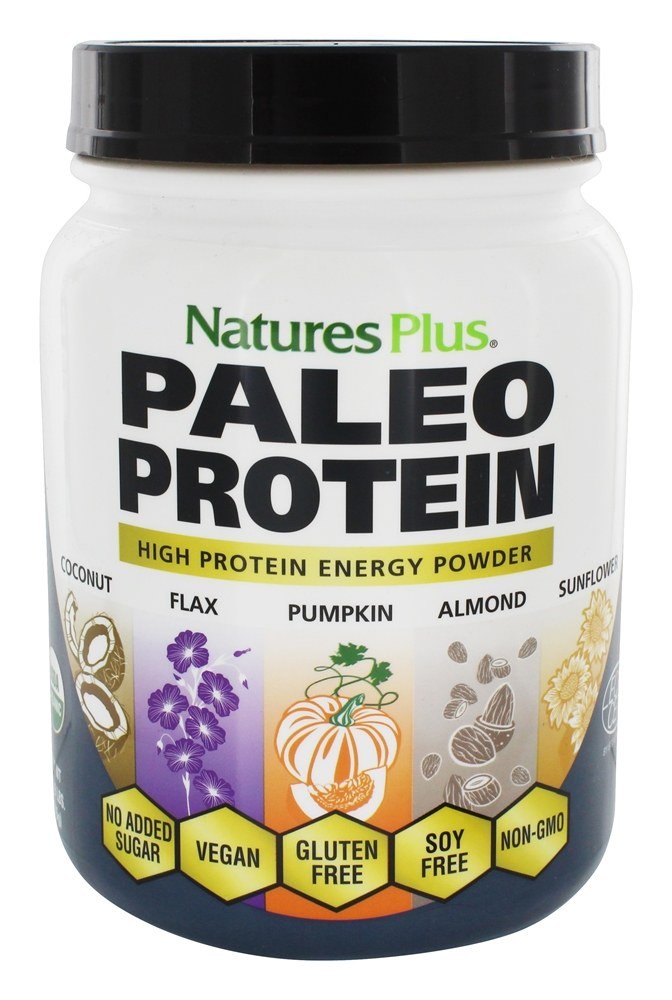 Pó de energia de alta proteína orgânica Paleo - 1.49 lbs. Natures Plus