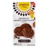Comprar biscoitos crocantes naturalmente sem glúten double chocolate - 5. 5 oz. Simple mills preço no brasil alimentos & lanches sementes de chia suplemento importado loja 5 online promoção -