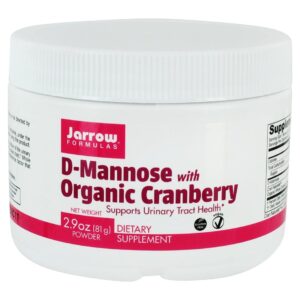 Pó D-Manose com Arando Orgânico - 2.9 oz. Jarrow Formulas