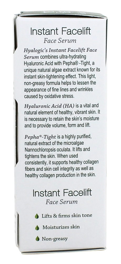 Soro Facial Instant-Facelift - 0.47 fl. oz. Hyalogic - Imagem 4